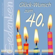 Cover-Bild zum Titel 'Glück-Wunsch zum 40.' von ''