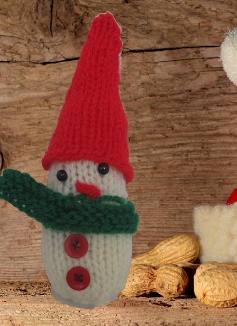 Strickanleitung Adventskalender Schneemann, ideal auch für Anfänger - Kerstin Münchehofe