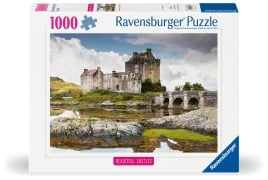 Cover-Bild zum Titel 'Erwachsenenpuzzle 1000 Teile - Schloss Eilean Donan, Schottland' von ''