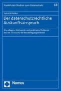 Cover-Bild zum Titel 'Der datenschutzrechtliche Auskunftsanspruch' von 'Yannick Peisker'