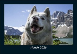 Cover-Bild zum Titel 'Hunde 2026 Fotokalender DIN A5' von 'Tobias Becker'