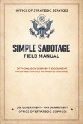 Cover-Bild zum Titel 'Simple Sabotage Field Manual' von 'Office of Strategic Services Blaser'