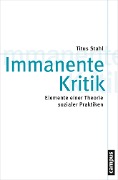 Cover-Bild zum Titel 'Immanente Kritik' von 'Titus Stahl'