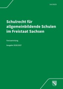Cover-Bild zum Titel 'Schulrecht für allgemeinbildende Schulen im Freistaat Sachsen' von ''