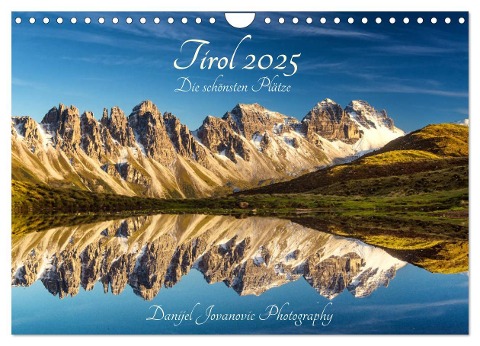 Tirol 2025 - die schönsten Plätze (Wandkalender 2025 DIN A4 quer), CALVENDO Monatskalender - Danijel Jovanovic