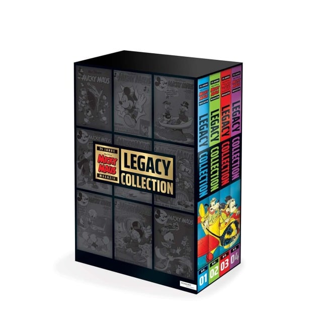 Micky Maus Legacy Collection Sammelbox mit 4 Bänden - Disney