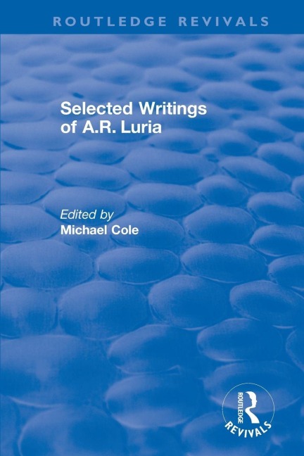 Selected Writings of A.R. Luria - Michael Cole