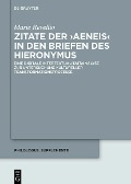 Cover-Bild zum Titel 'Zitate der >Aeneis< in den Briefen des Hieronymus' von 'Marie Revellio'
