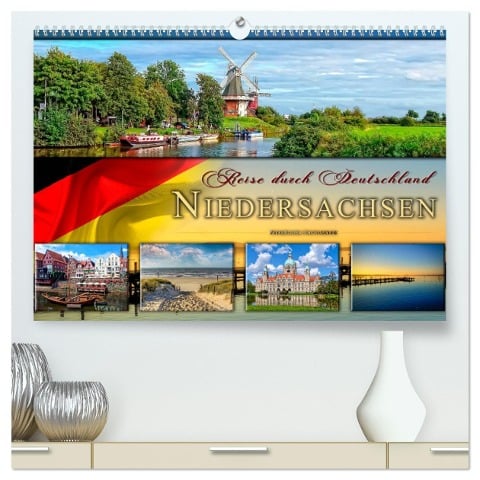 Reise durch Deutschland - Niedersachsen (hochwertiger Premium Wandkalender 2025 DIN A2 quer), Kunstdruck in Hochglanz - Peter Roder