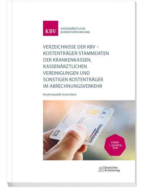 Verzeichnisse der KBV - Stand: 1. Quartal 2026 - 