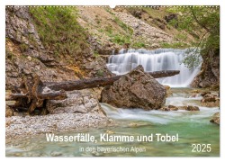 Wasserfälle, Klamme und Tobel in den bayerischen Alpen (Wandkalender 2025 DIN A2 quer), CALVENDO Monatskalender - Robert Jank