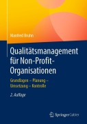 Cover-Bild zum Titel 'Qualitätsmanagement für Non-Profit-Organisationen' von 'Manfred Bruhn'