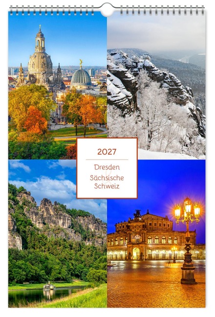 Kalender Dresden und Sächsische Schweiz 2027 - Peter Schubert