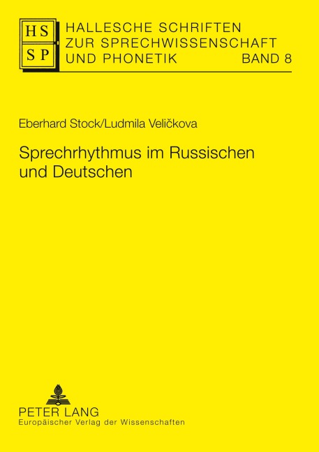 Sprechrhythmus im Russischen und Deutschen - Ludmila Velickova, Eberhard Stock