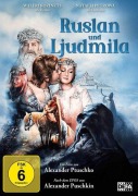 Cover-Bild zum Titel 'Ruslan und Ljudmila' von 'Alexander Pushkin, Aleksandr Ptushko, Samuel Bolotin, Tikhon Khrennikov'