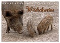 Wildschweine (Tischkalender 2024 DIN A5 quer), CALVENDO Monatskalender - Martina Berg