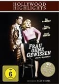 Cover-Bild zum Titel 'Frau ohne Gewissen - Double Indemnity' von 'Billy Wilder, Raymond Chandler, Miklós Rózsa'