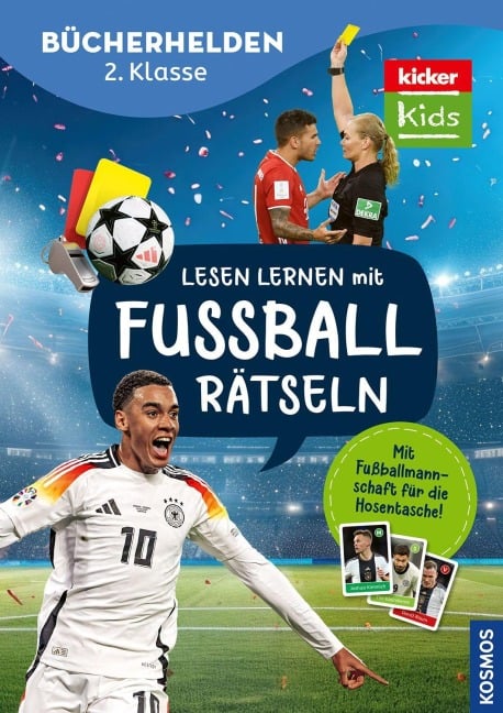 kicker Kids, Lesen lernen mit Fußballrätseln, - Jonas Dirker