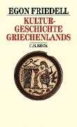 Cover-Bild zum Titel 'Kulturgeschichte Griechenlands' von 'Egon Friedell'
