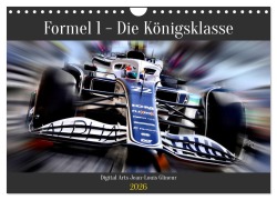 Cover-Bild zum Titel 'Formel 1 - Die Königsklasse (Wandkalender 2026 DIN A4 quer), CALVENDO Monatskalender' von 'Jean-Louis Glineur'