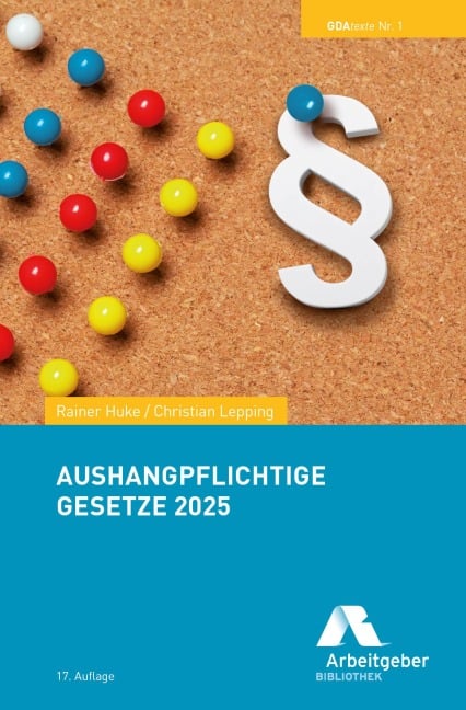 Aushangpflichtige Gesetze 2025 - 