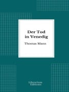 Cover-Bild zum Titel 'Der Tod in Venedig' von 'Thomas Mann'