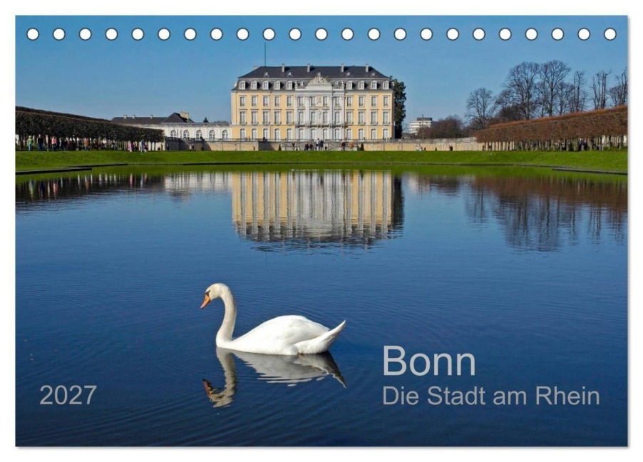 Bonn Die Stadt am Rhein (Tischkalender 2027 DIN A5 quer), CALVENDO Monatskalender - Prime Selection