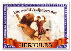 Cover-Bild zum Titel 'Die zwölf Aufgaben des Herkules (Tischkalender 2026 DIN A5 quer), CALVENDO Monatskalender' von 'Karsten Schröder'