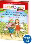 Cover-Bild zum Titel 'Leselöwen 1. Klasse - Zwei Freundinnen und ein neugieriger Welpe' von 'Katja Richert'