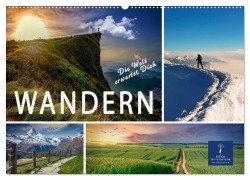 Cover-Bild zum Titel 'Wandern - die Welt erwartet Dich (Wandkalender 2026 DIN A2 quer), CALVENDO Monatskalender' von 'Peter Roder'