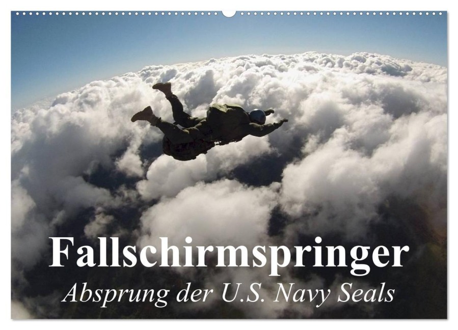 Fallschirmspringer. Absprung der U.S. Navy Seals (Wandkalender 2026 DIN A2 quer), CALVENDO Monatskalender - Elisabeth Stanzer