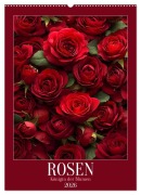 Cover-Bild zum Titel 'Rosen - Königin der Blumen (Wandkalender 2026 DIN A2 hoch), CALVENDO Monatskalender' von 'Mb Fotografie'