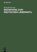 Erziehung zum deutschen Lebensstil - Berthold Petzinna