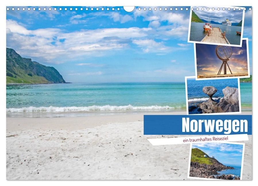 Norwegen - ein traumhaftes Reiseziel (Wandkalender 2026 DIN A3 quer), CALVENDO Monatskalender - Nina Schwarze