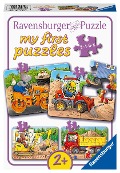 Cover-Bild zum Titel 'Ravensburger Kinderpuzzle - 05717 Tiere auf der Baustelle - 2,4,6,8 Teile my first puzzle für Kinder ab 2 Jahren' von ''