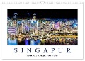 Singapur - Asiatische Metropole bei Nacht (Wandkalender 2024 DIN A3 quer), CALVENDO Monatskalender - Dieter Meyer