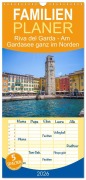 Cover-Bild zum Titel 'Familienplaner 2026 - Riva del Garda - Am Gardasee ganz im Norden mit 5 Spalten (Wandkalender, 21 x 45 cm) CALVENDO' von 'Thomas Bugdoll'