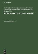 Cover-Bild zum Titel 'Konjunktur und Krise. Jahrgang 9, Heft 3' von ''
