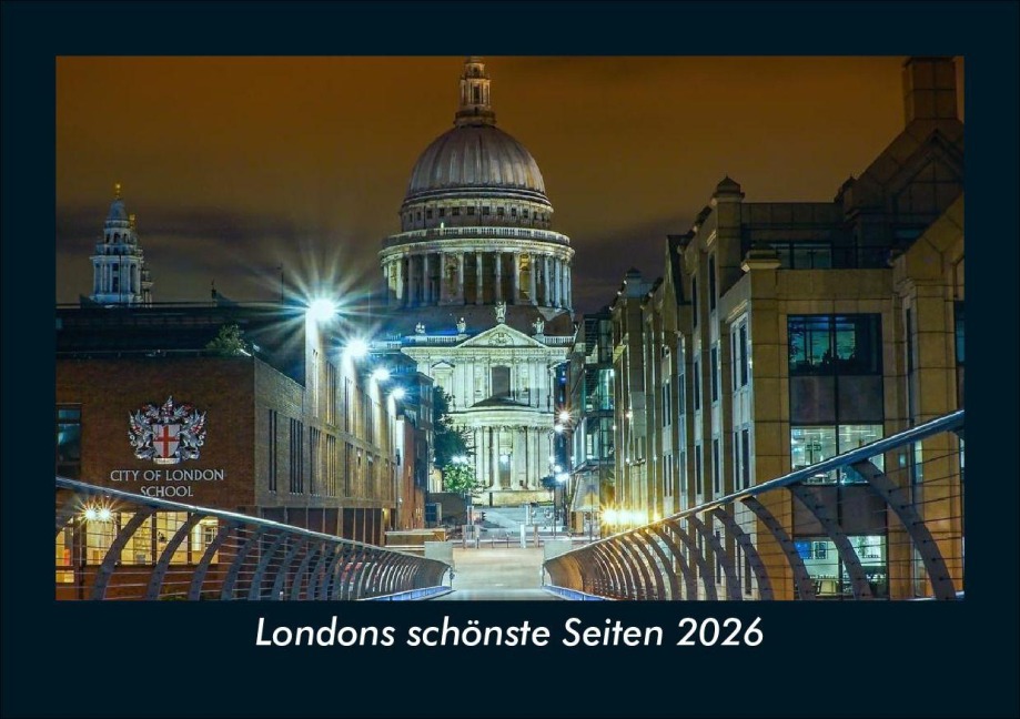Londons schönste Seiten 2026 Fotokalender DIN A5 - Tobias Becker