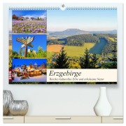 Cover-Bild zum Titel 'Erzgebirge - Reiches kulturelles Erbe und erholsame Natur (hochwertiger Premium Wandkalender 2026 DIN A2 quer), Kunstdruck in Hochglanz' von 'LianeM LianeM'