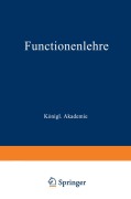 Cover-Bild zum Titel 'Functionenlehre' von 'K. Weierstrass'