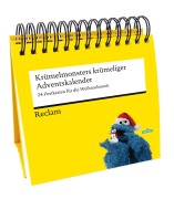 Cover-Bild zum Titel 'Krümelmonsters krümeliger Adventskalender. 24 Postkarten für die Weihnachtszeit (Advents-Postkartenaufsteller)' von 'Das Krümelmonster'