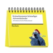 Cover-Bild zum Titel 'Krümelmonsters krümeliger Adventskalender. 24 Postkarten für die Weihnachtszeit (Advents-Postkartenaufsteller)' von ''