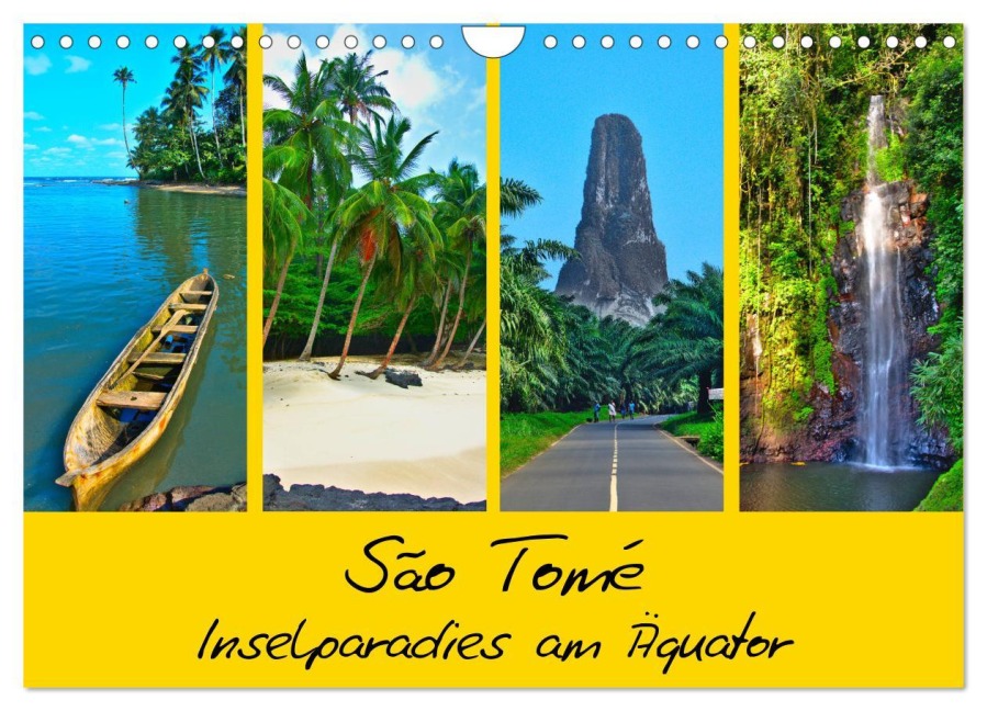 São Tomé - Inselparadies am Äquator (Wandkalender 2026 DIN A4 quer), CALVENDO Monatskalender - Lost Plastron Pictures