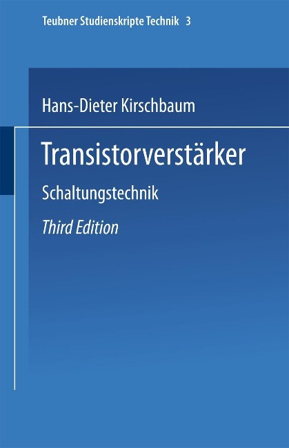 Transistorverstärker - Hans-Dieter Kirschbaum