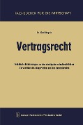 Cover-Bild zum Titel 'Vertragsrecht' von 'Karl Mugele'