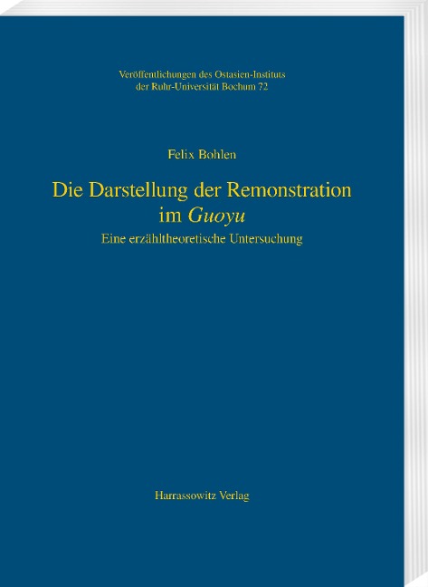 Die Darstellung der Remonstration im Guoyu - Felix Bohlen