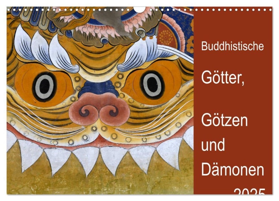 Buddhistische Götter, Götzen und Dämonen (Wandkalender 2025 DIN A3 quer), CALVENDO Monatskalender - Manfred Bergermann