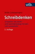 Cover-Bild zum Titel 'Schreibdenken' von 'Ulrike Scheuermann'