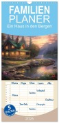 Familienplaner 2026 - Ein Haus in den Bergen mit 5 Spalten (Wandkalender, 21 x 45 cm) CALVENDO - Steffen Gierok-Latniak